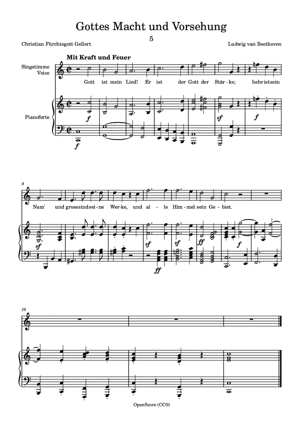 Gottes Macht und Vorsehung - Page 1