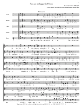 Non così bell'appar in Oriente