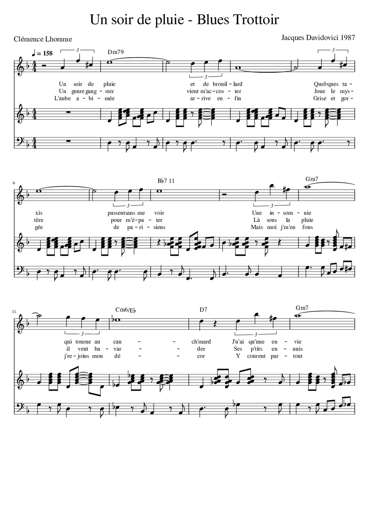 un soir de pluie - Page 1