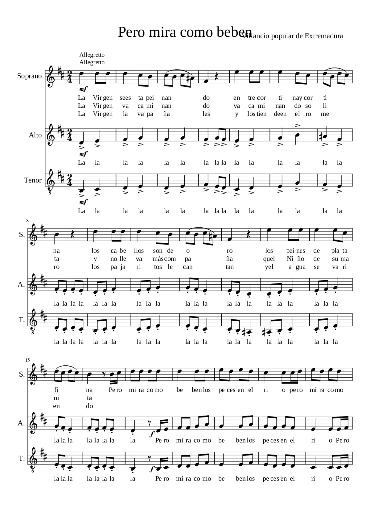 Pero mira como beben - Page 1