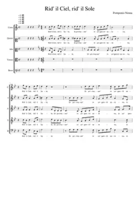 Rid' il Ciel' rid' il Sol