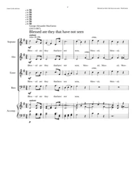 Blessed are they that have not seen