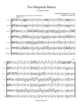 Two Hungarian Dances for Strings