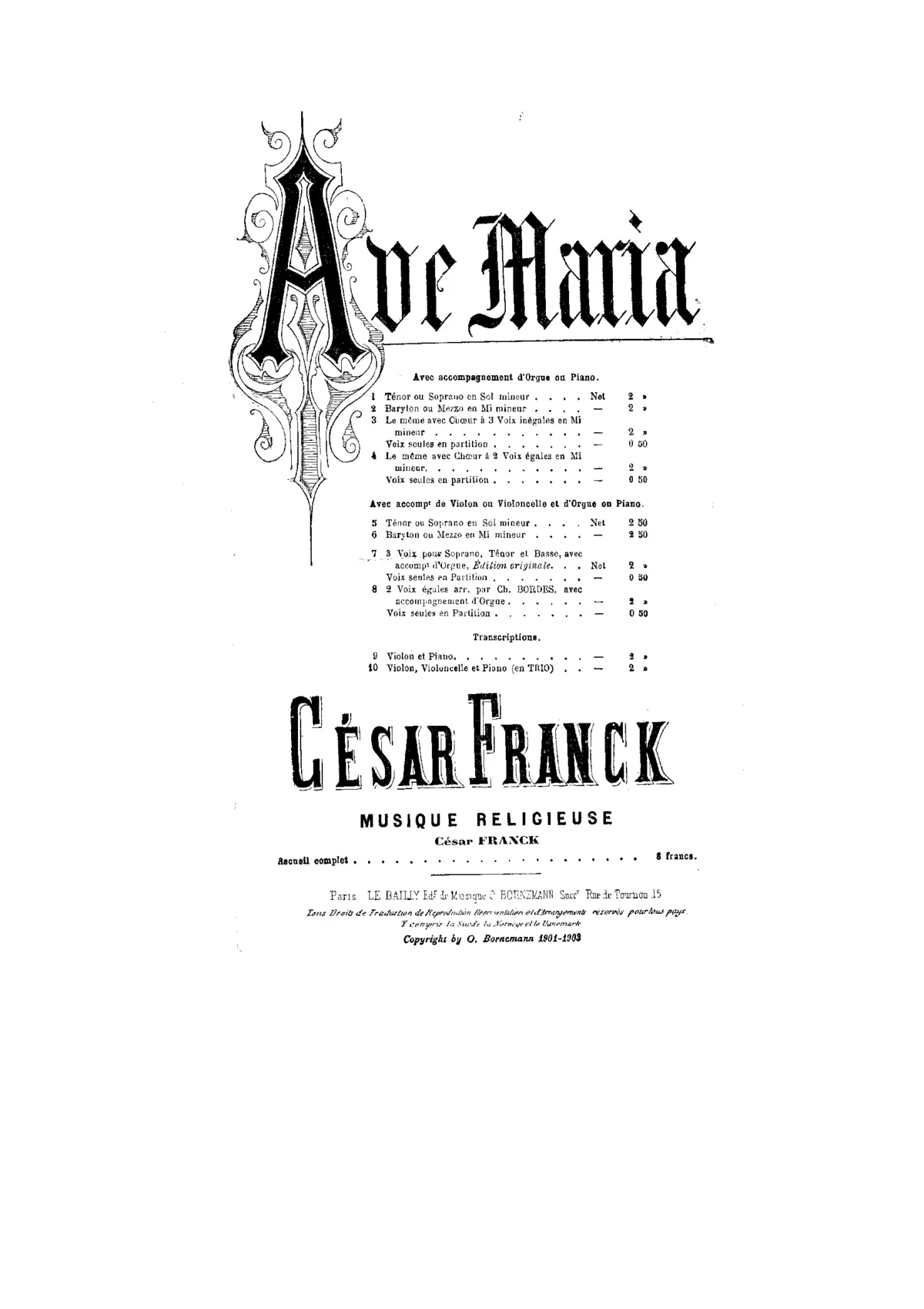 Ave Maria - Page 1