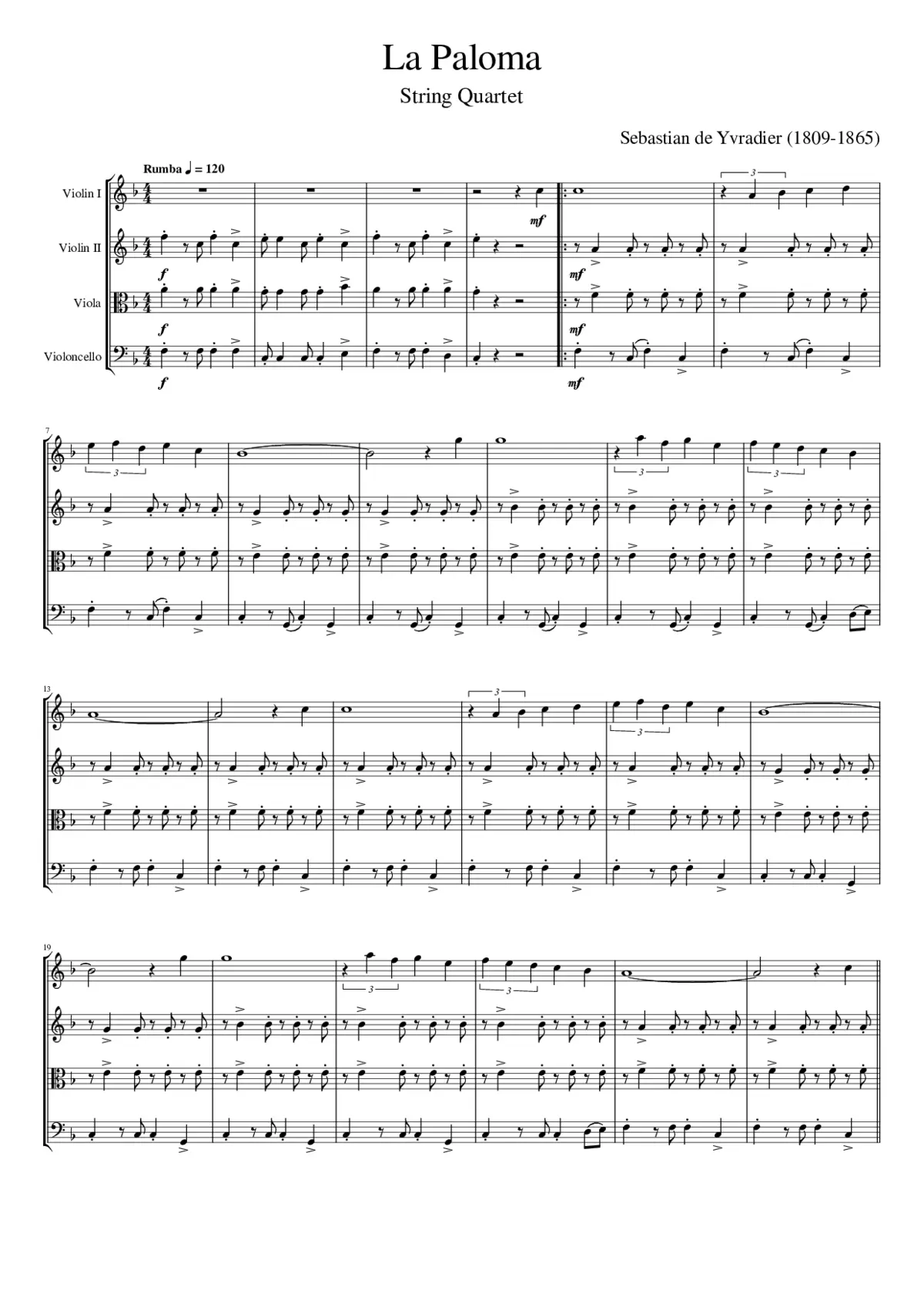 La paloma - Page 1