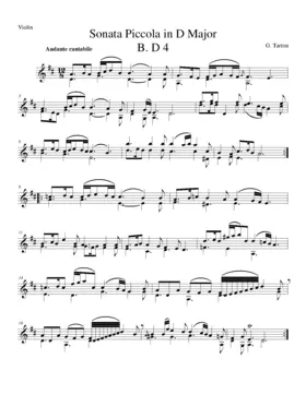 Sonata Piccola in D major