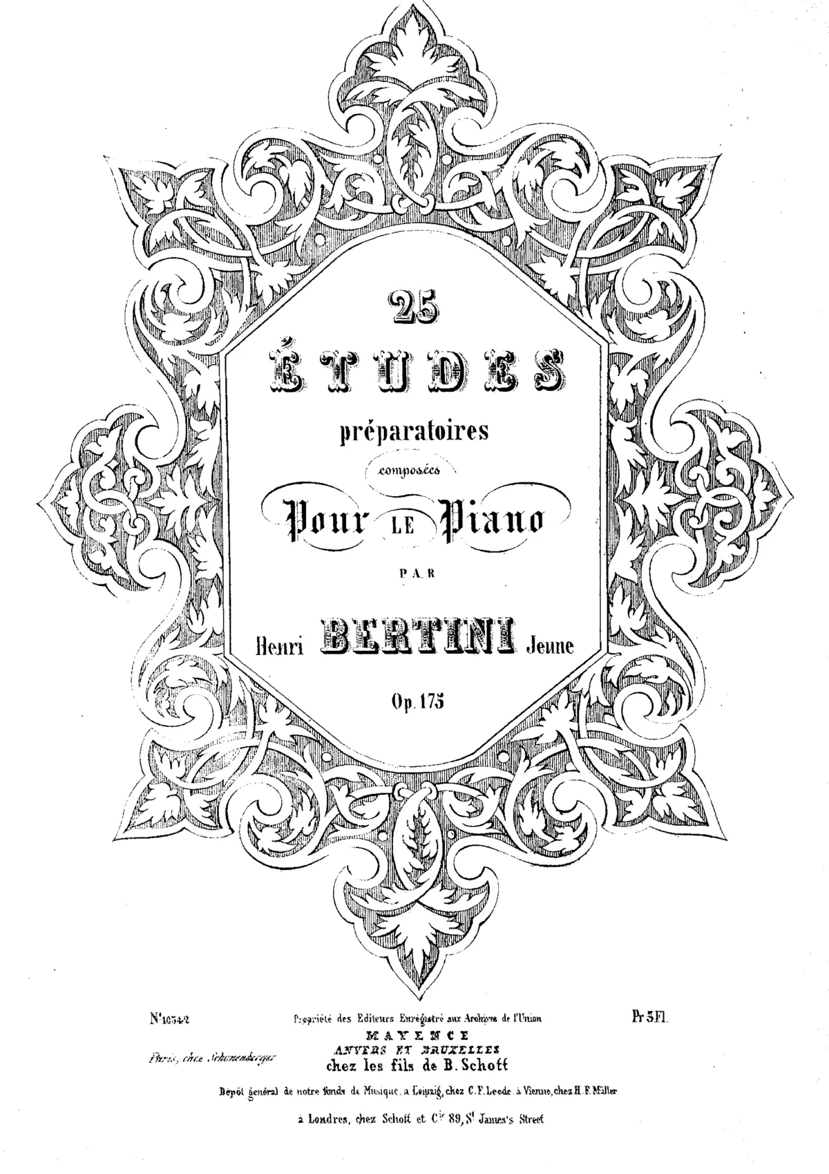 25 Etudes preparatoires - Page 1