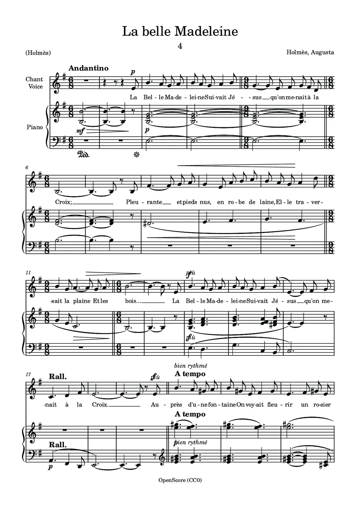 La Belle Madeleine - Page 1
