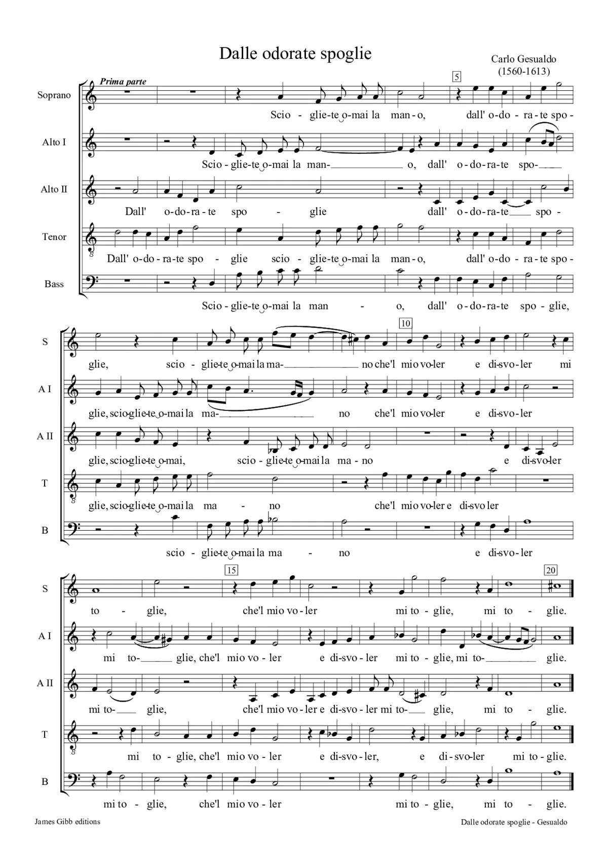 Dalle odorate spoglie - Page 1