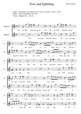 Fire and lightning from heaven