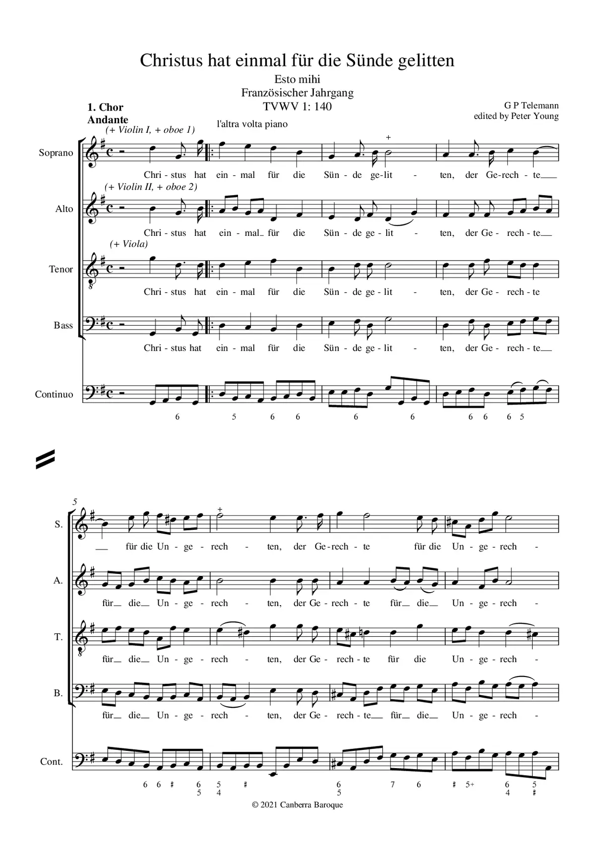 Christus hat einmal für die Sünde gelitten - Page 1