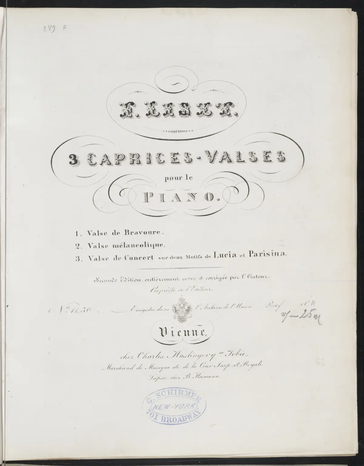 3 Caprices-Valses - Page 1