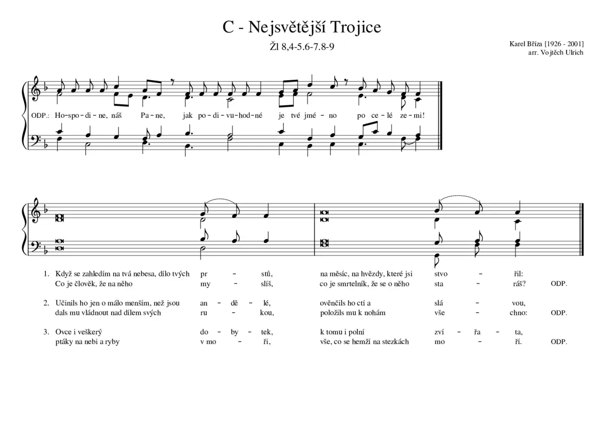C - Nejsvětější Trojice - Page 1