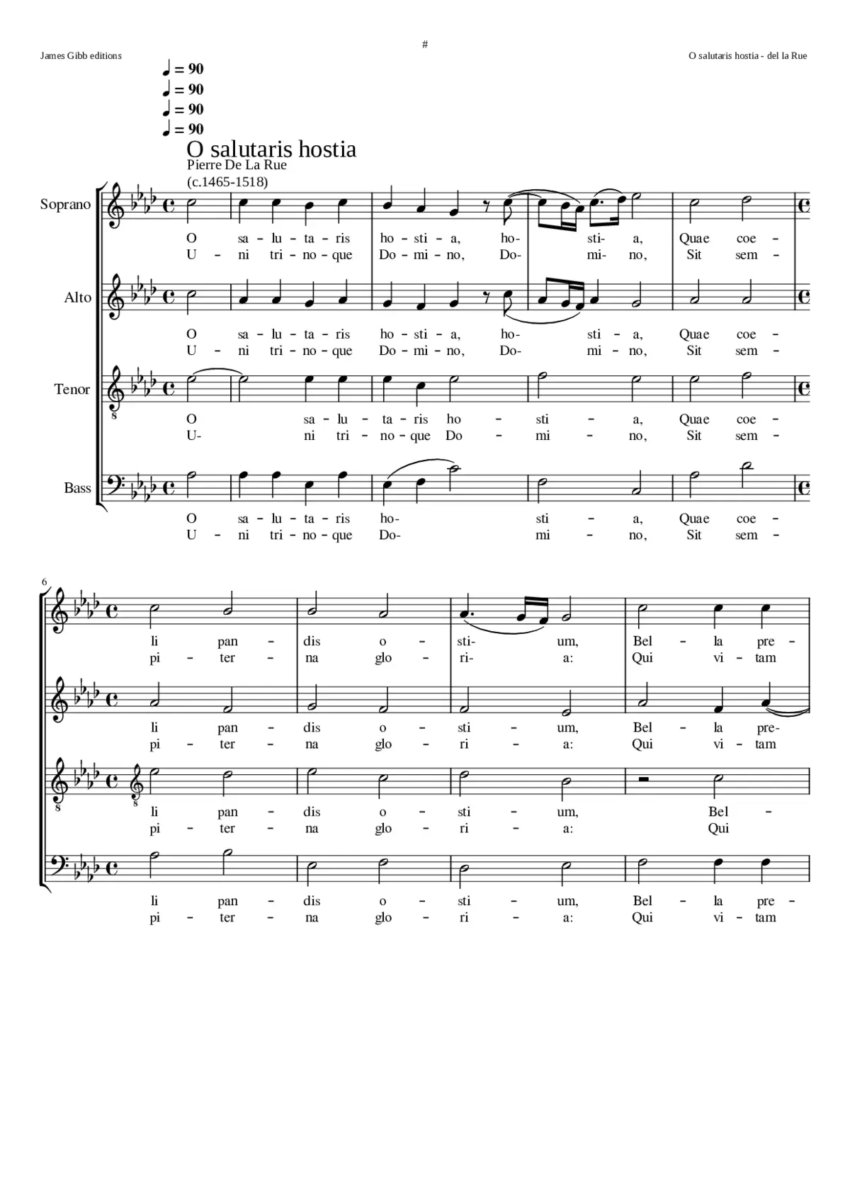 O salutaris hostia - Page 1