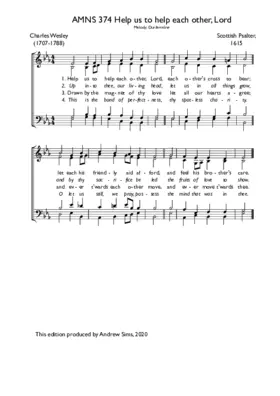 Help us to help each other, Lord