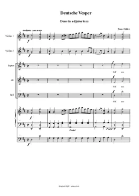 Deutsch figurierte Vesper