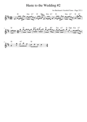 Haste to the Wedding