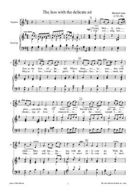 The lass with the delicate air