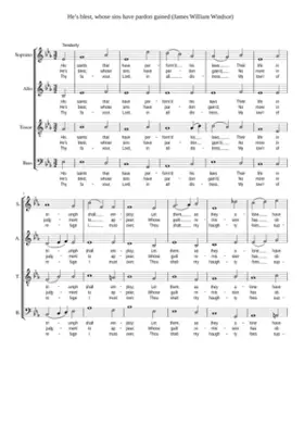 He's blest whose sins have pardon gained