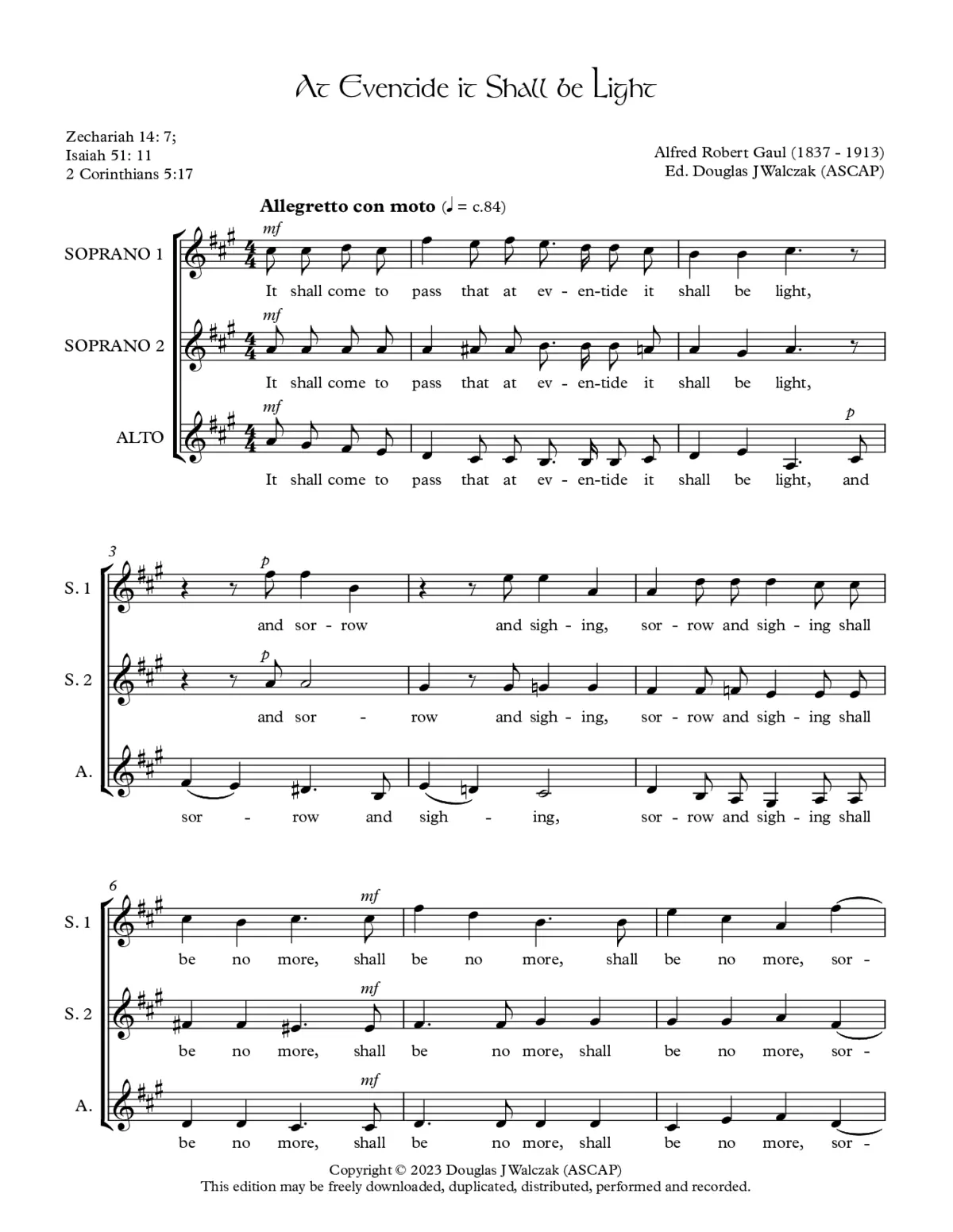 At eventide it shall be light - Page 1