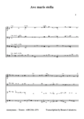 Ave maris stella IV