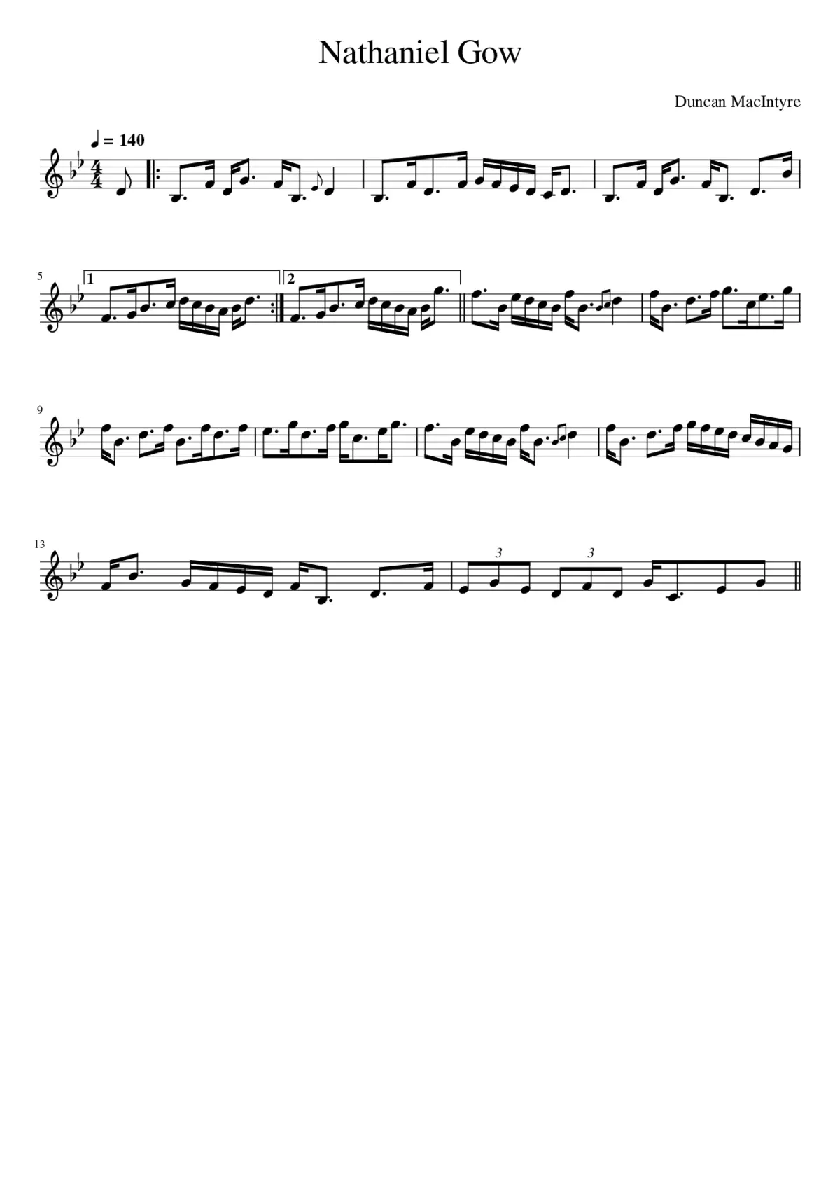 Nathaniel Gow - Page 1