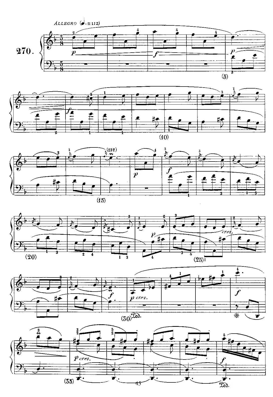 Keyboard Sonata in D minor - Page 1