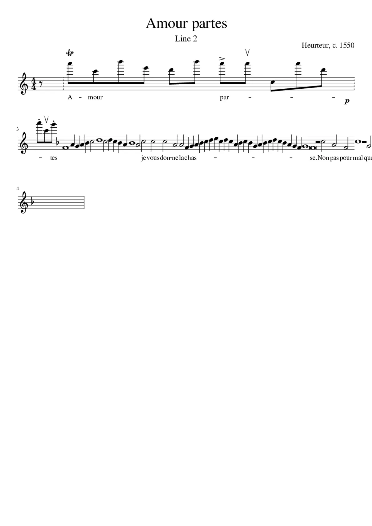 Amour partes - Page 1