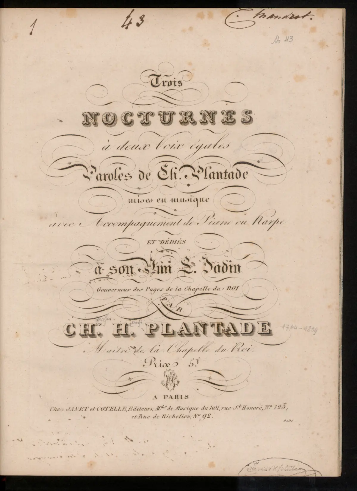 3 Nocturnes - Page 1