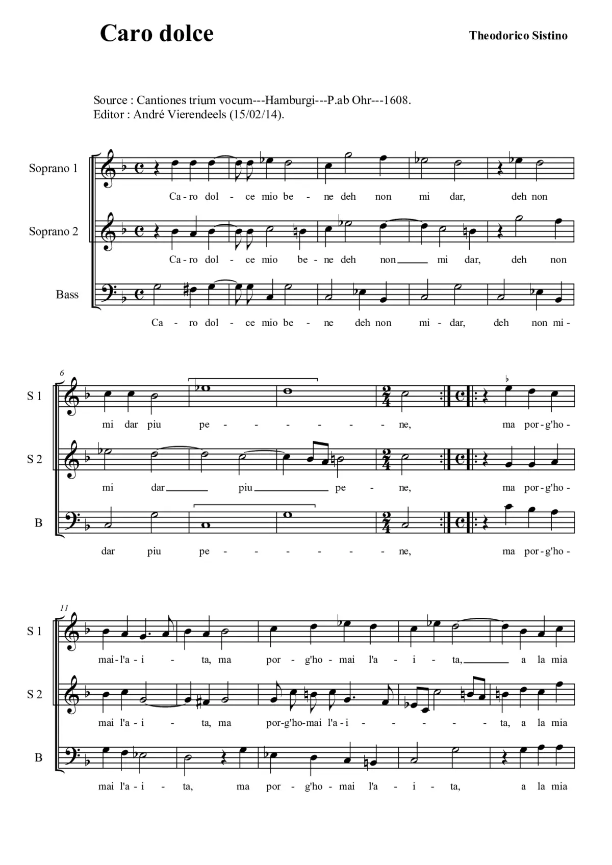 Caro dolce - Page 1