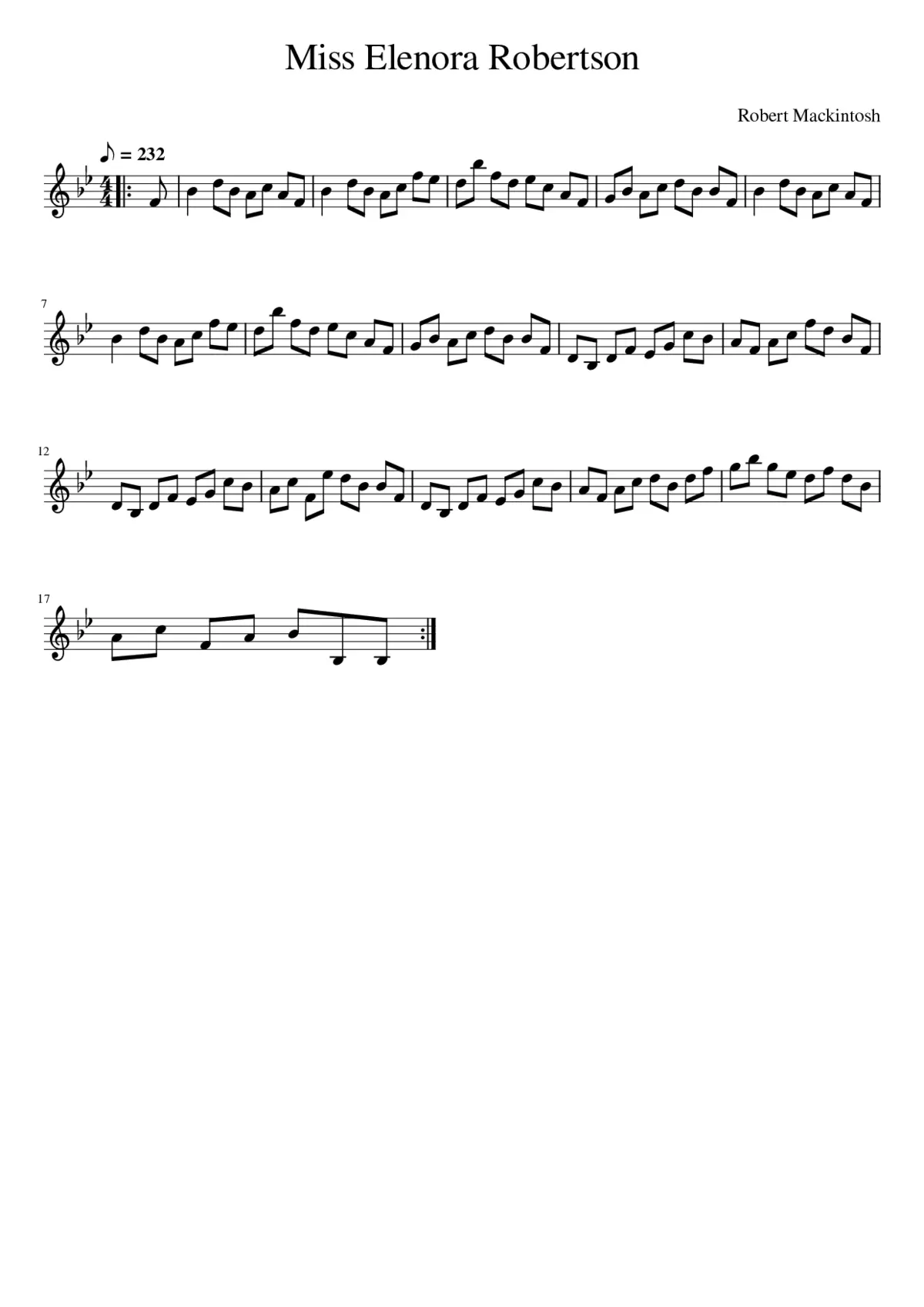 Miss Elenora Robertson - Page 1