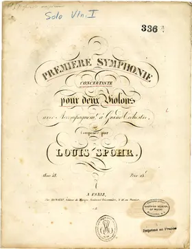 Symphonie Concertante No.1