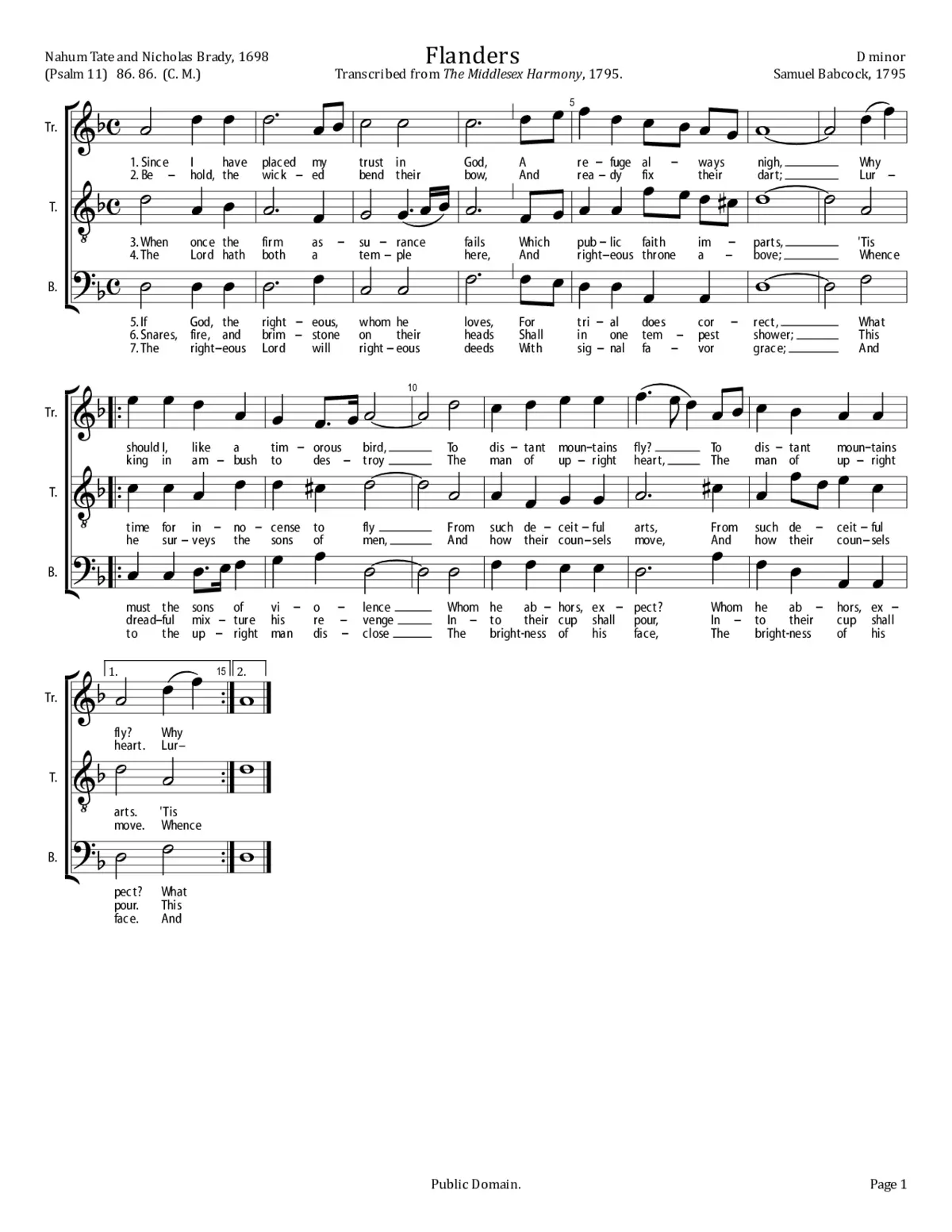 Flanders - Page 1