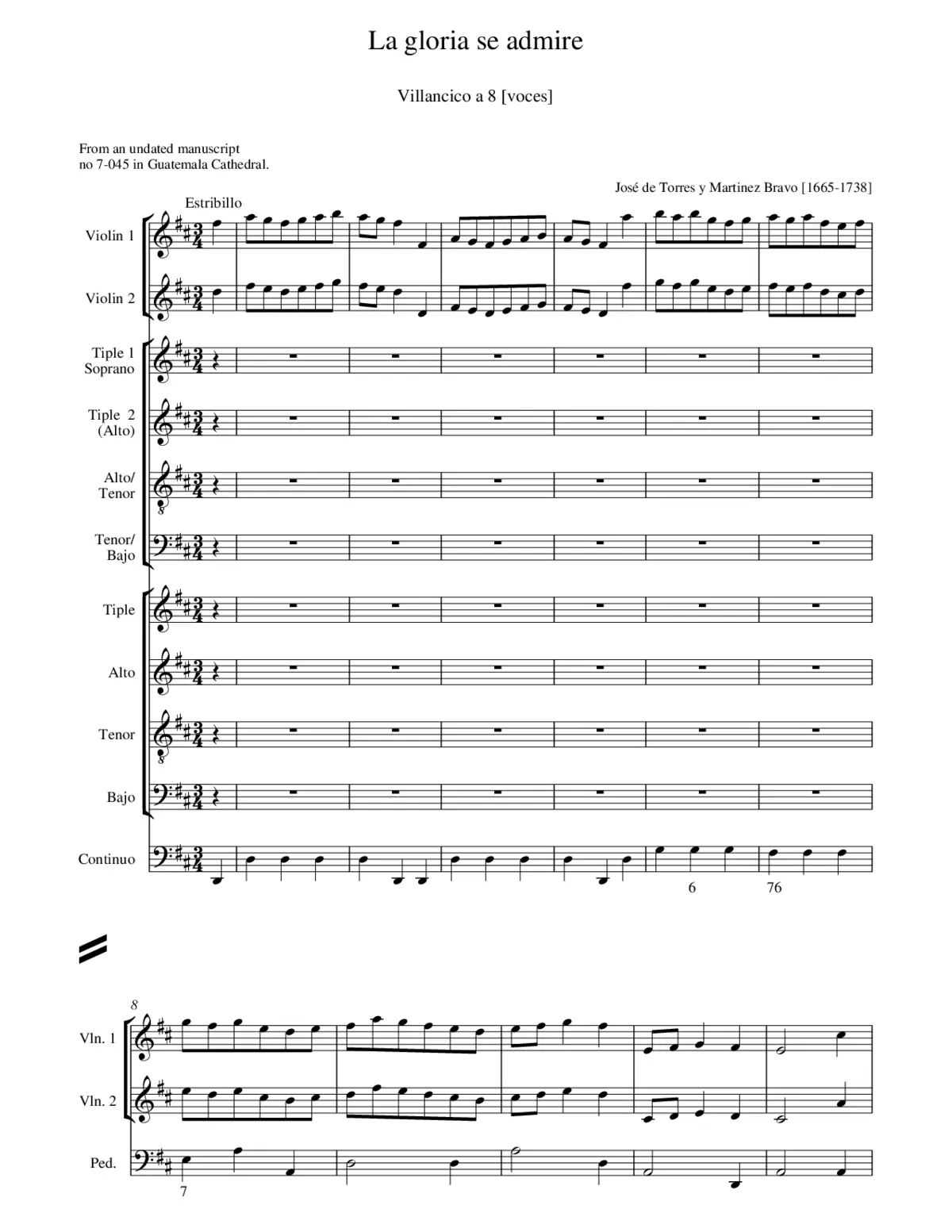 La gloria se admire - Page 1