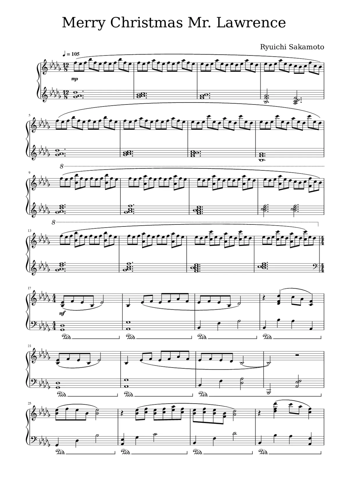 Merry Christmas Mr. Lawrence - Page 1