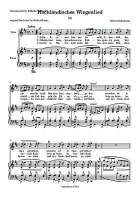 Hochländisches Wiegenlied