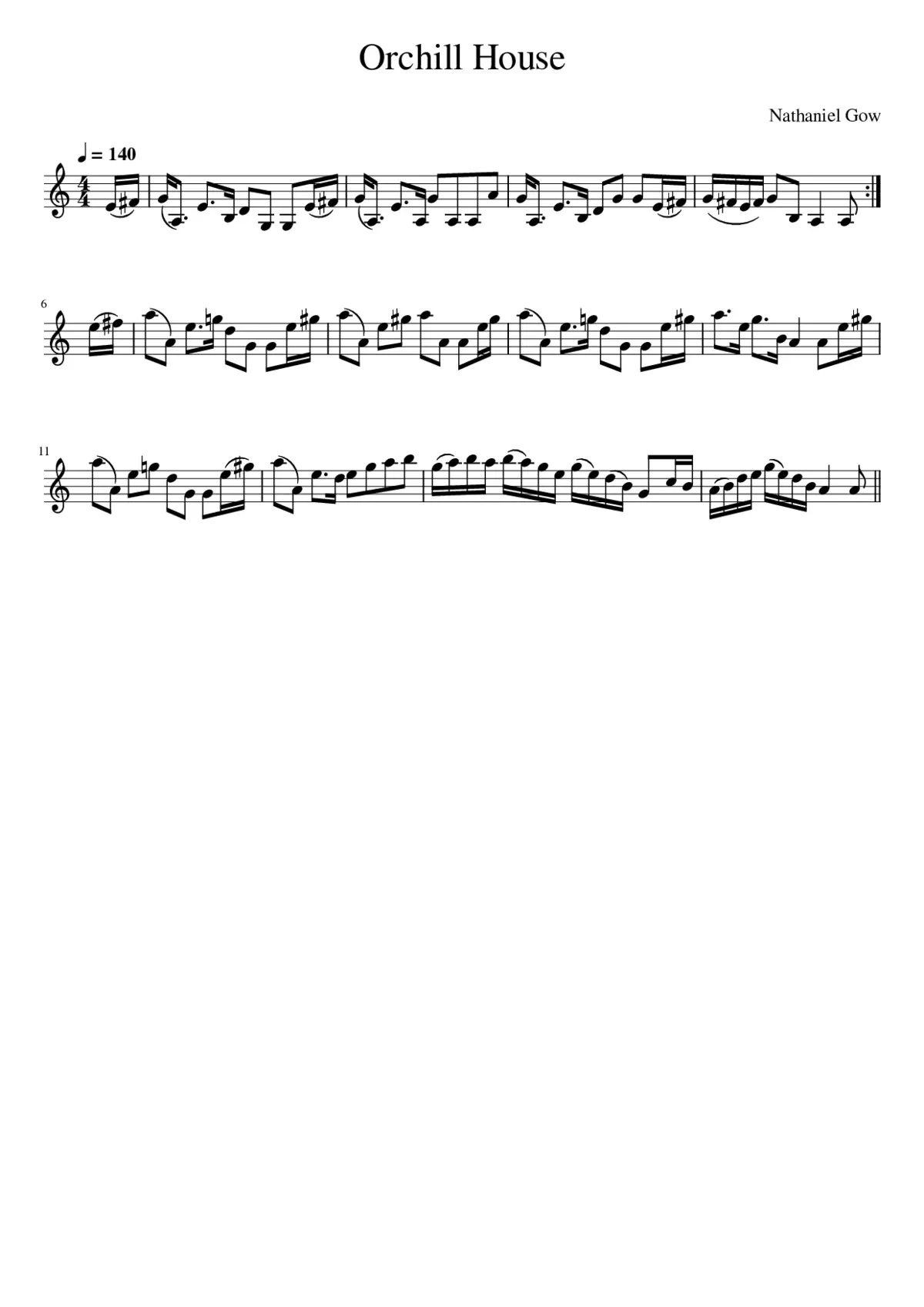 Orchill House - Page 1