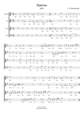 Sanctus JWV 156