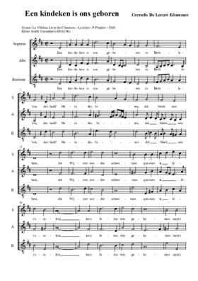 Een kindeken is ons geboren