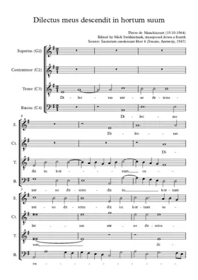 Dilectus meus descendit in hortum suum