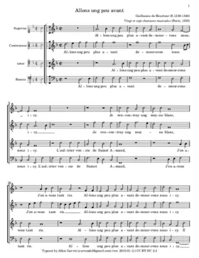 Allons ung peu avant