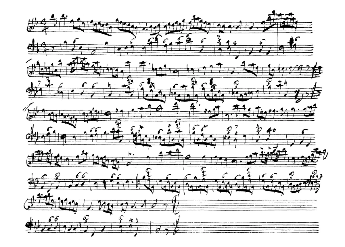 Recorder Sonata in B-flat major - Page 1