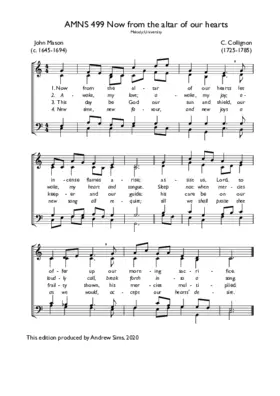 Now from the altar of our hearts