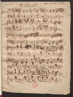 2 Minuets, each with 2 Trios