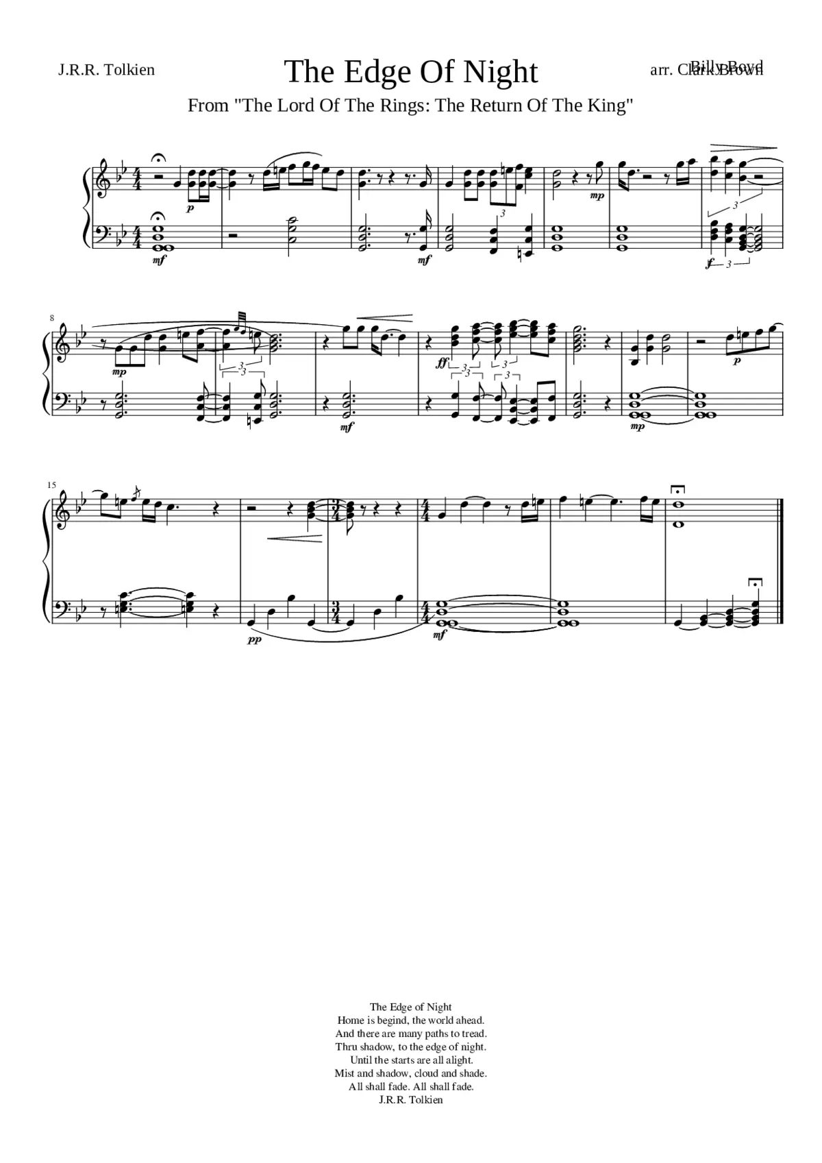 edge of night pippin song - Page 1