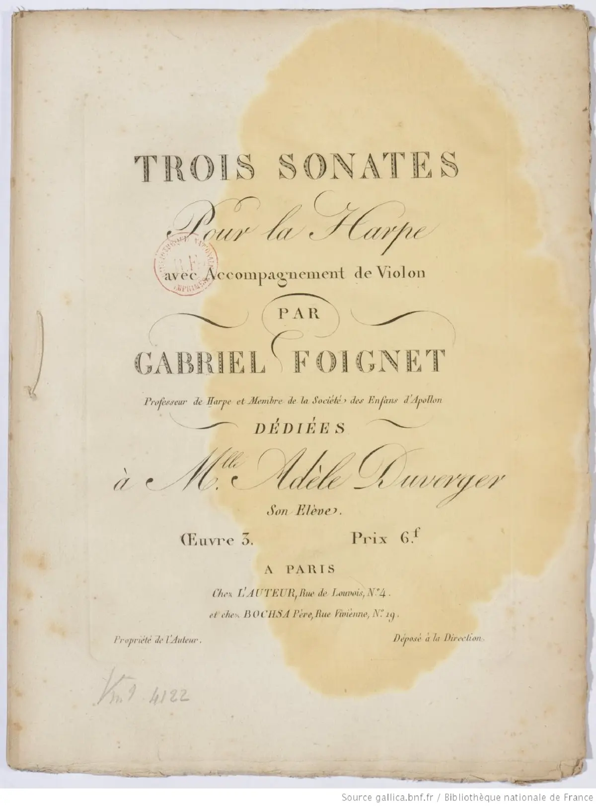 3 Harp Sonatas - Page 1