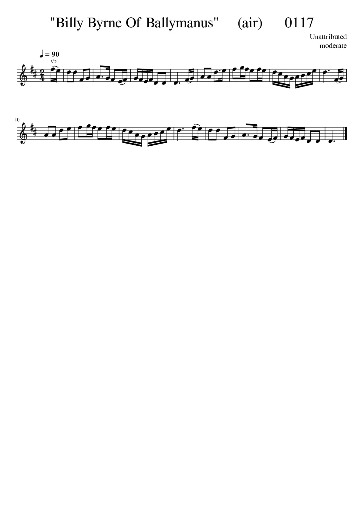 Billy Byrne of Ballymanus - Page 1