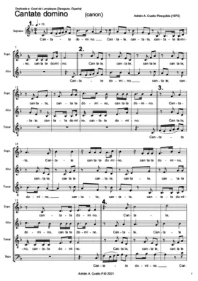 Cantate Domino 1
