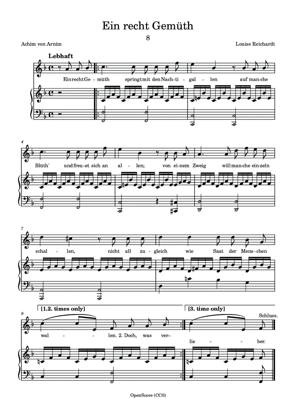 Ein recht Gemüth - Page 1