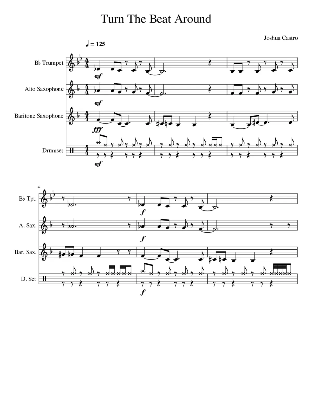 Turn The Beat Around - Page 1